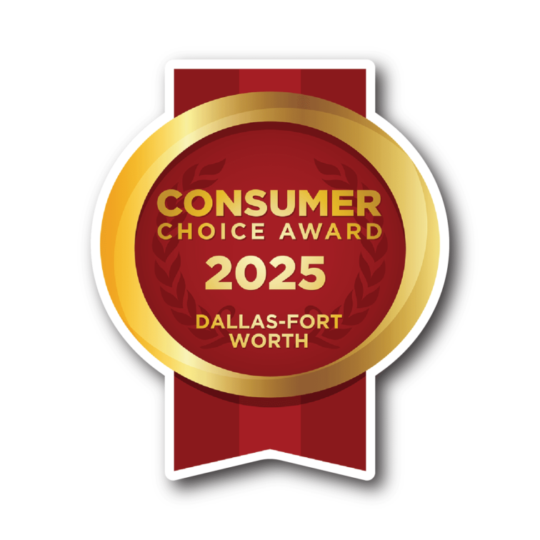 2025 Consumer Choice Award Dallas-Fort Worth badge