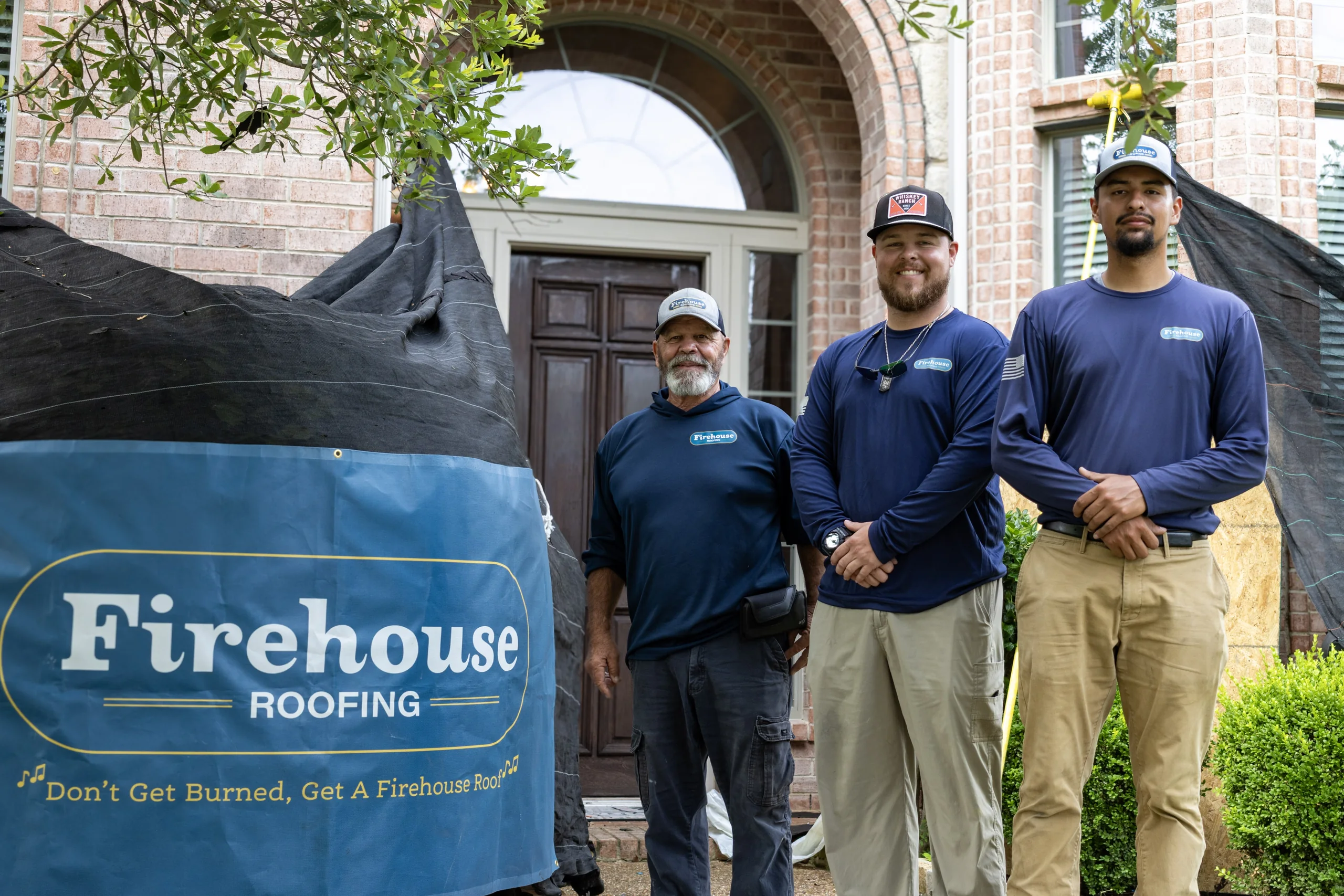 Firehouse Roofing field crew